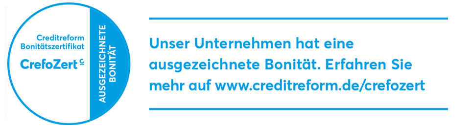 Zertifikat Bonität Bauunternehmen Breyer & Seck Bau GmbH Hamburg
