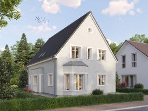 Hausbesichtigung, Satteldachhaus, Einfamilienhaus