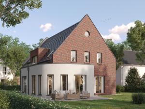 Satteldachhaus, Hausbesichtigung, Einfamilienhaus