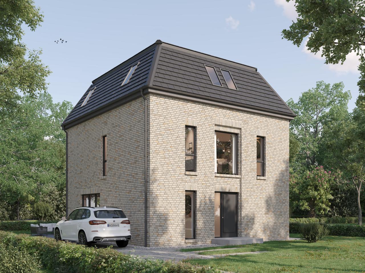 Bauvorhaben Villa, Mansarddach
