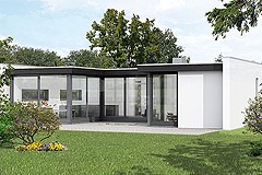 Planungsvorschlag Haus | cubus orbis, Bungalow, Atrium, Akzente