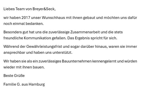 Haus, bauen, Hamburg Referenz