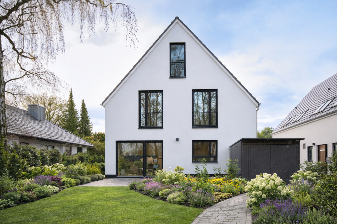 Haus, bauen, Hamburg Referenz